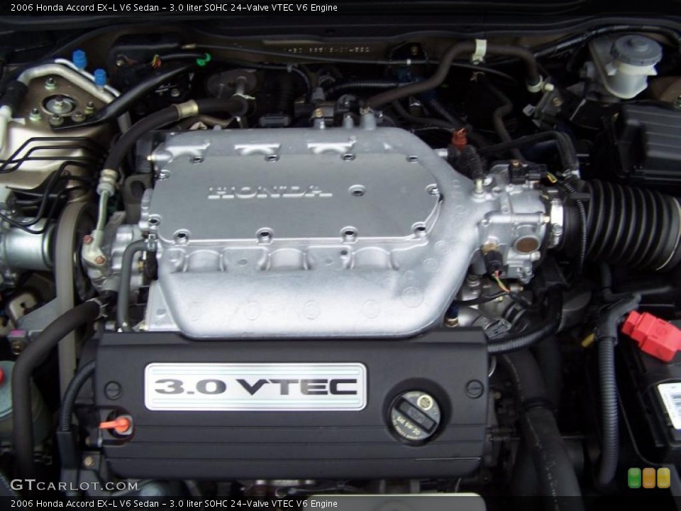 3.0 liter SOHC 24-Valve VTEC V6 Engine for the 2006 Honda Accord #37496544