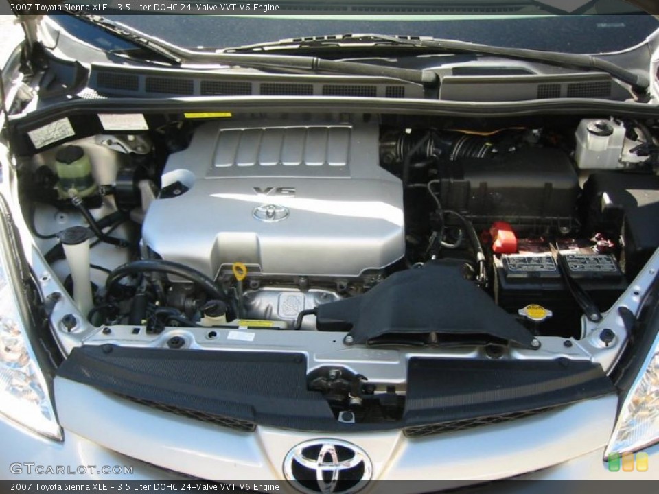 3.5 Liter DOHC 24-Valve VVT V6 Engine for the 2007 Toyota Sienna #37511646