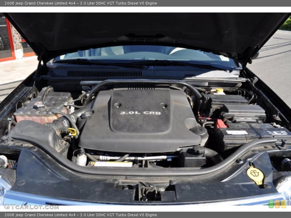 3.0 Liter SOHC VGT Turbo Diesel V6 Engine for the 2008 Jeep Grand Cherokee #37514462