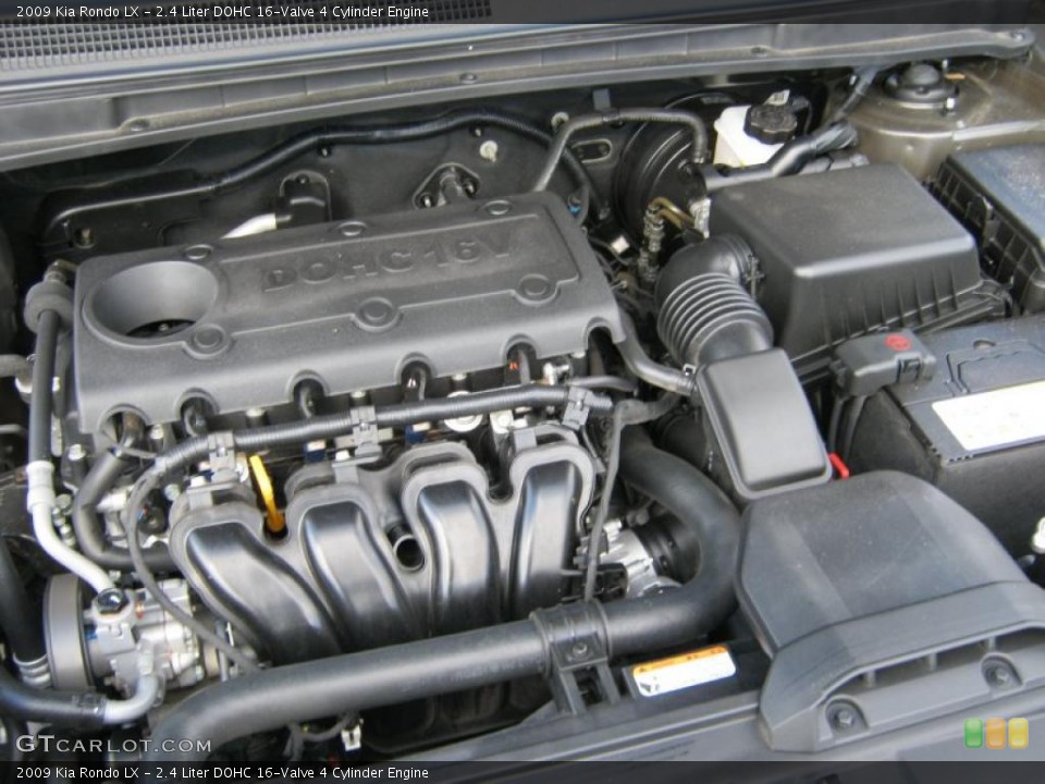 2.4 Liter DOHC 16-Valve 4 Cylinder Engine for the 2009 Kia Rondo #37518050