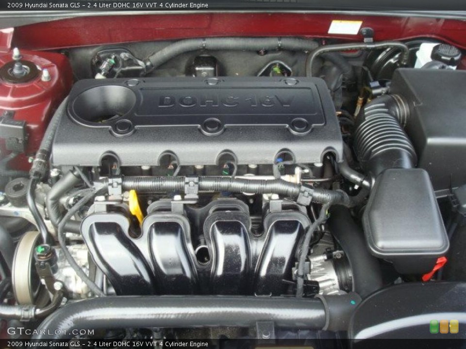 2.4 Liter DOHC 16V VVT 4 Cylinder Engine for the 2009 Hyundai Sonata #37520880
