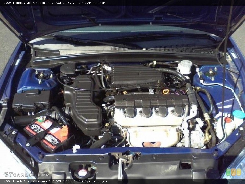1.7L SOHC 16V VTEC 4 Cylinder Engine for the 2005 Honda Civic #37526855