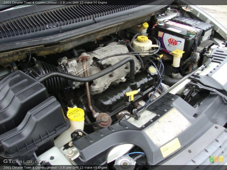 3.8 Liter OHV 12-Valve V6 Engine for the 2001 Chrysler Town & Country #37527127