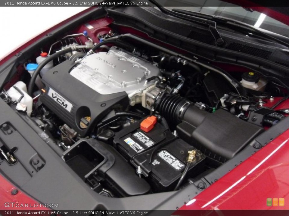 3.5 Liter SOHC 24-Valve i-VTEC V6 Engine for the 2011 Honda Accord #37533332