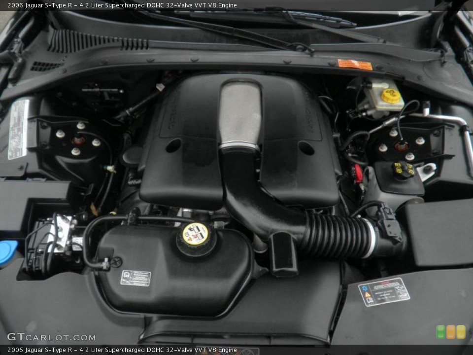 4.2 Liter Supercharged DOHC 32-Valve VVT V8 Engine for the 2006 Jaguar S-Type #37543396