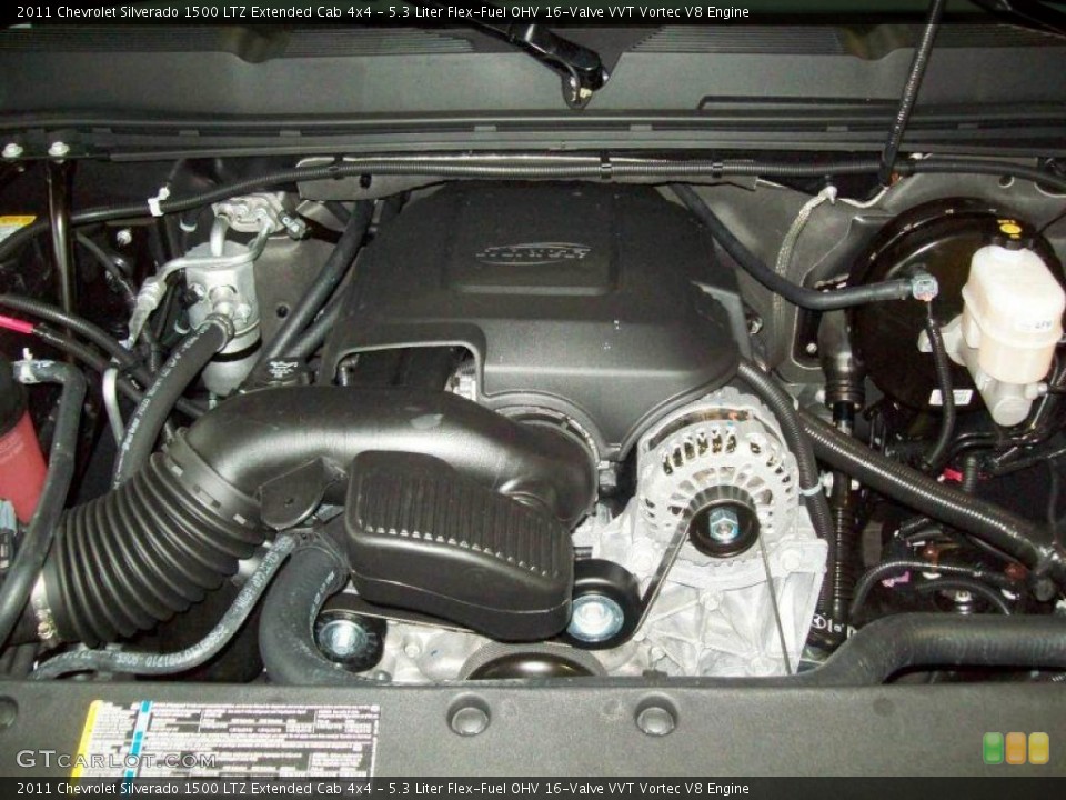 5.3 Liter Flex-Fuel OHV 16-Valve VVT Vortec V8 Engine for the 2011 Chevrolet Silverado 1500 #37551824