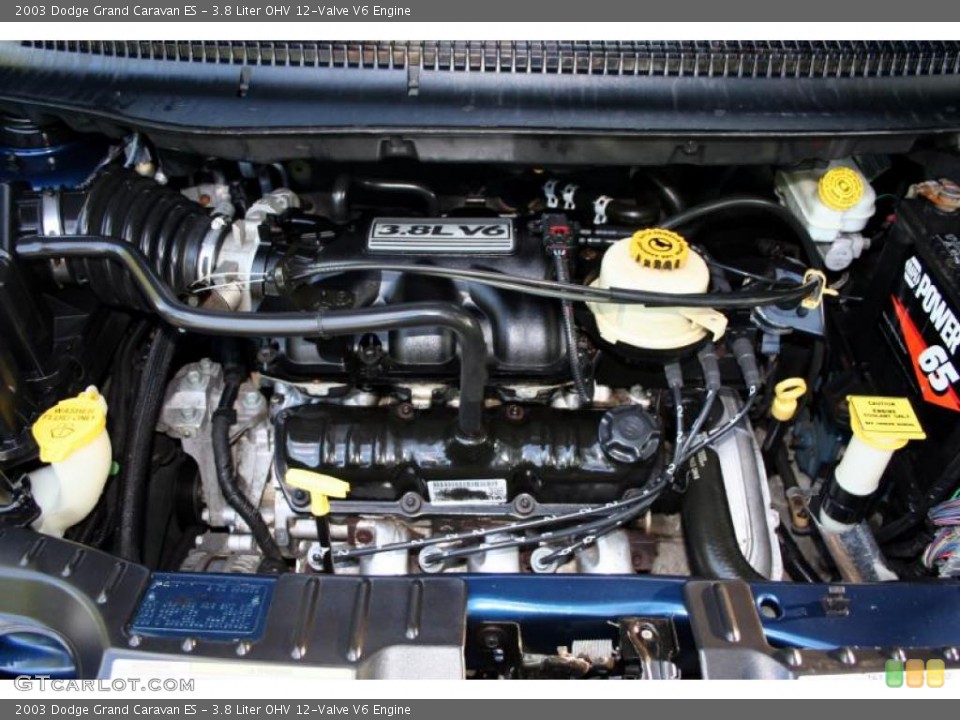 3.8 Liter OHV 12-Valve V6 Engine for the 2003 Dodge Grand Caravan #37570350