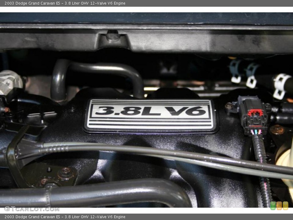 3.8 Liter OHV 12-Valve V6 Engine for the 2003 Dodge Grand Caravan #37570362