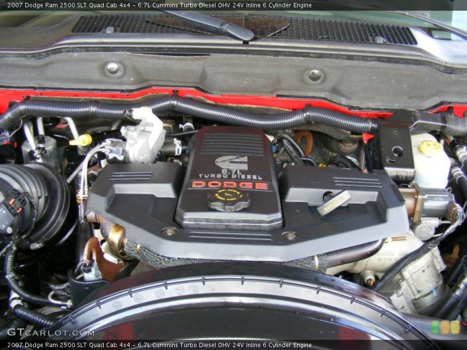 6.7L Cummins Turbo Diesel OHV 24V Inline 6 Cylinder Engine for the 2007 Dodge Ram 2500 #37589968