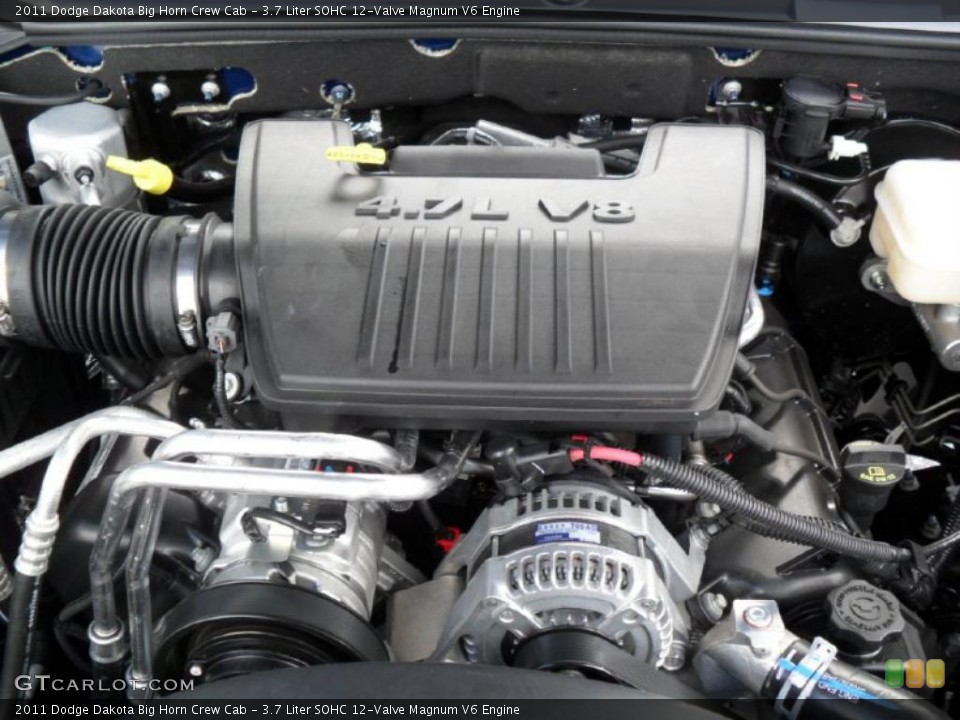 3.7 Liter SOHC 12-Valve Magnum V6 Engine for the 2011 Dodge Dakota #37598979