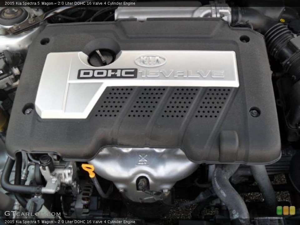 2.0 Liter DOHC 16 Valve 4 Cylinder Engine for the 2005 Kia Spectra #37600227