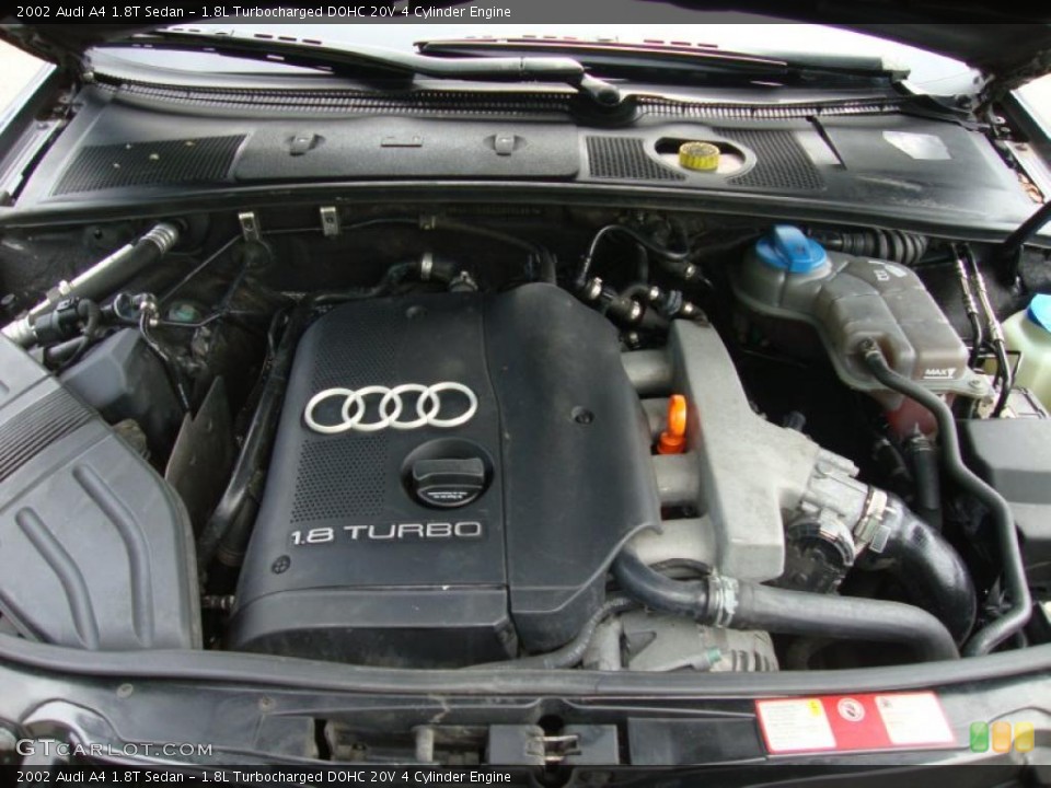 1.8L Turbocharged DOHC 20V 4 Cylinder Engine for the 2002 Audi A4 #37600671