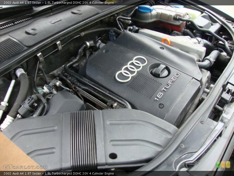 1.8L Turbocharged DOHC 20V 4 Cylinder Engine for the 2002 Audi A4 #37600703