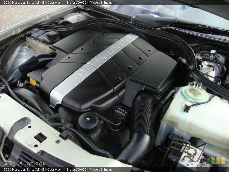 4.3 Liter SOHC 24-Valve V8 Engine for the 2000 Mercedes-Benz CLK #37602263