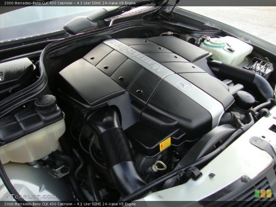 4.3 Liter SOHC 24-Valve V8 Engine for the 2000 Mercedes-Benz CLK #37602283