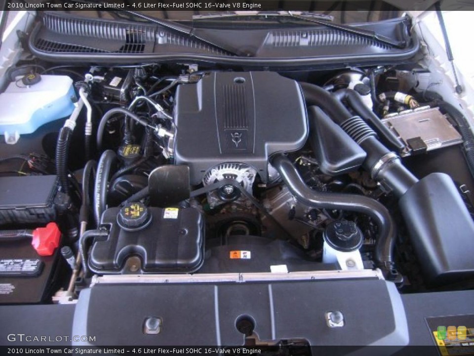 4.6 Liter Flex-Fuel SOHC 16-Valve V8 Engine for the 2010 Lincoln Town Car #37612180