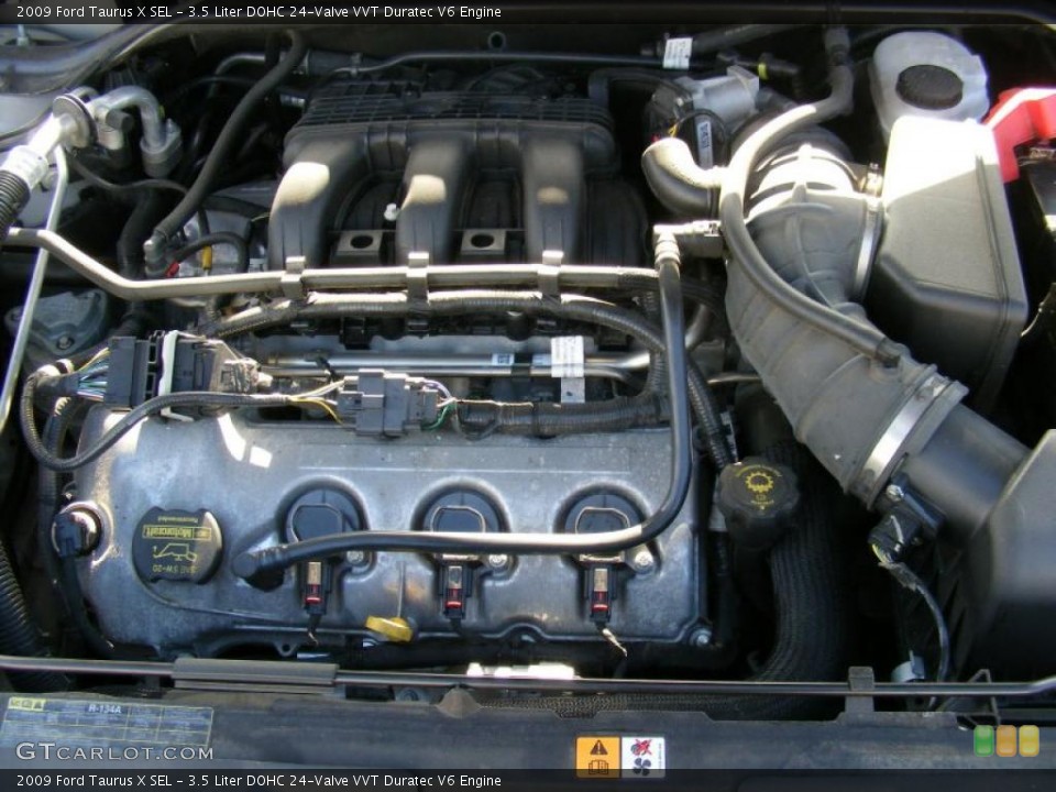 3.5 Liter DOHC 24-Valve VVT Duratec V6 Engine for the 2009 Ford Taurus X #37658354