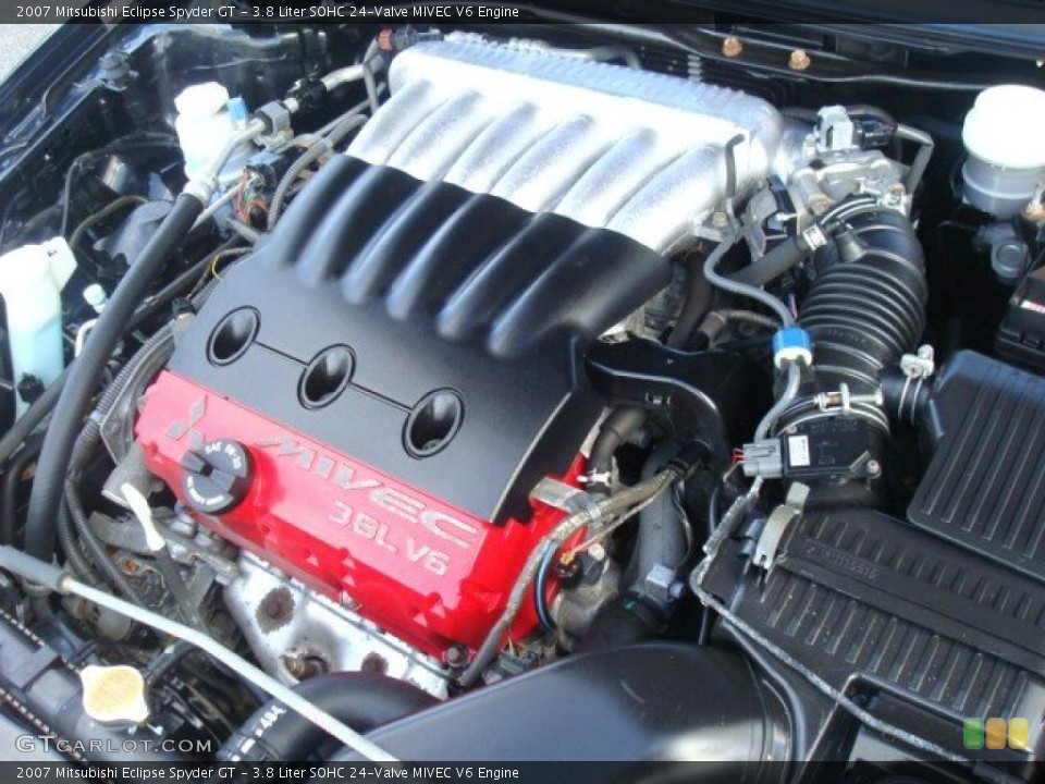3.8 Liter SOHC 24-Valve MIVEC V6 Engine for the 2007 Mitsubishi Eclipse #37665338