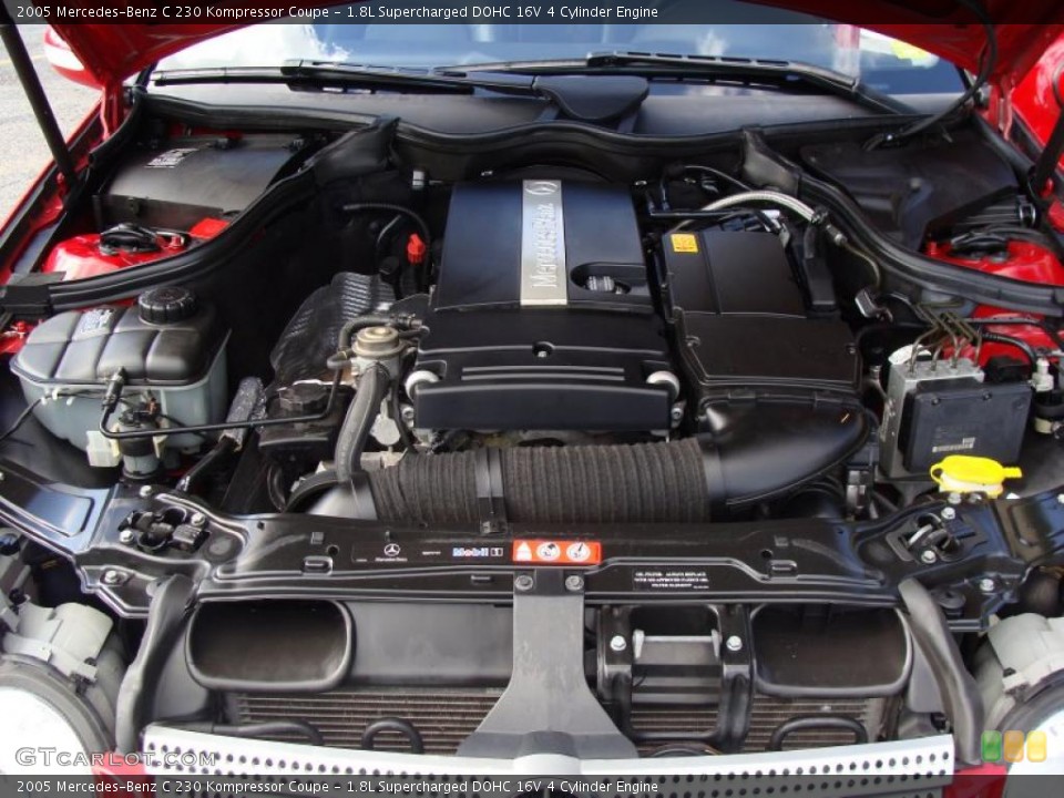 1.8L Supercharged DOHC 16V 4 Cylinder Engine for the 2005 Mercedes-Benz C #37684822