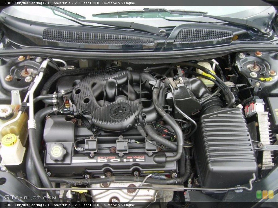 2.7 Liter DOHC 24-Valve V6 Engine for the 2002 Chrysler Sebring #37695905
