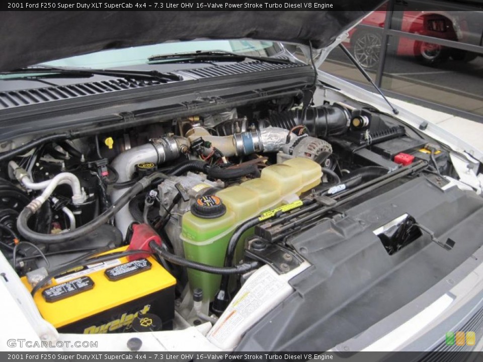 7.3 Liter OHV 16-Valve Power Stroke Turbo Diesel V8 Engine for the 2001 Ford F250 Super Duty #37708761