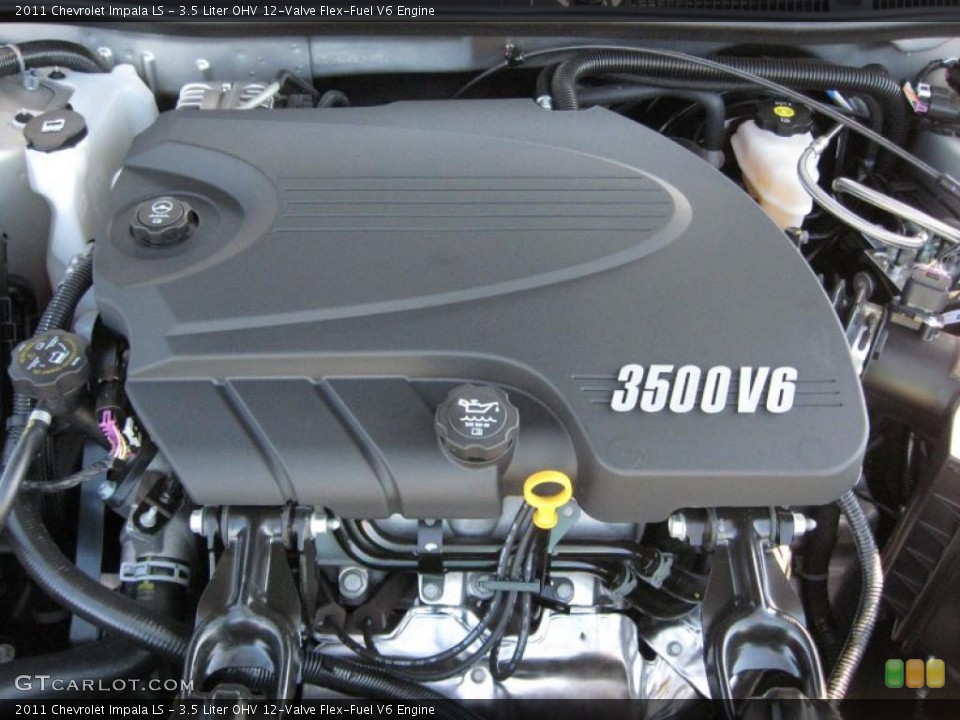 3.5 Liter OHV 12-Valve Flex-Fuel V6 Engine for the 2011 Chevrolet Impala #37736127