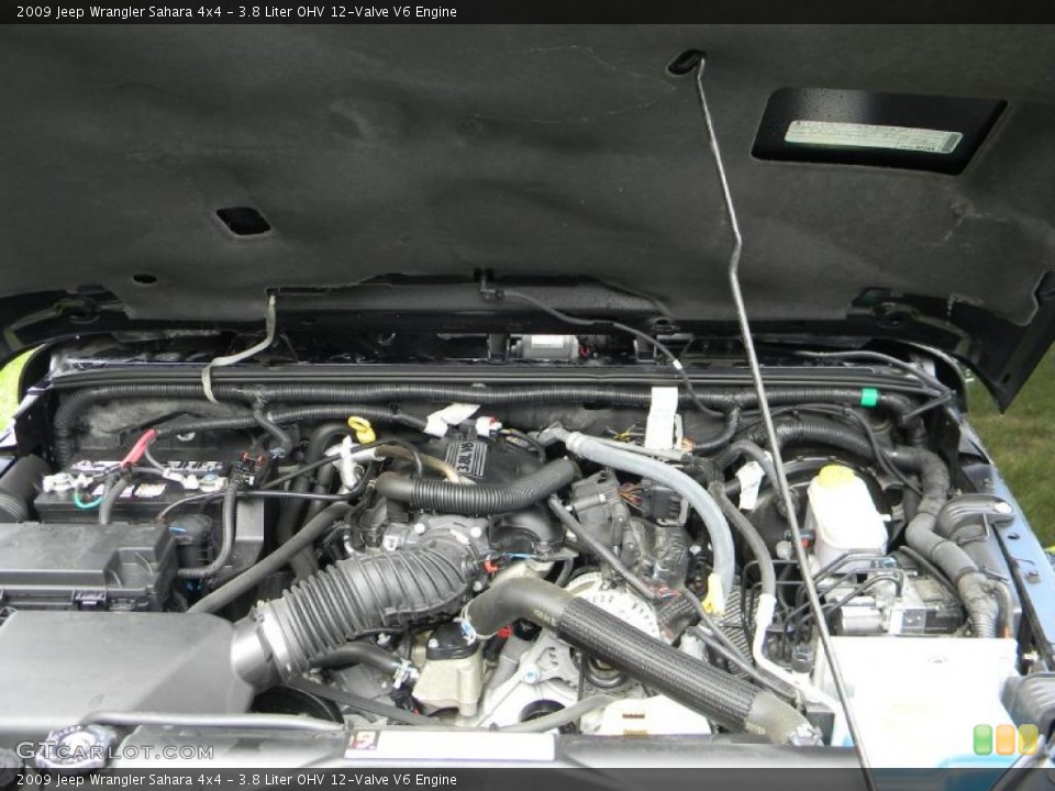 3.8 Liter OHV 12-Valve V6 Engine for the 2009 Jeep Wrangler #37760310