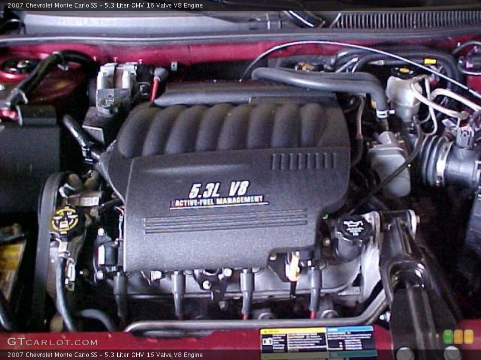 5.3 Liter OHV 16 Valve V8 Engine for the 2007 Chevrolet Monte Carlo #37761362
