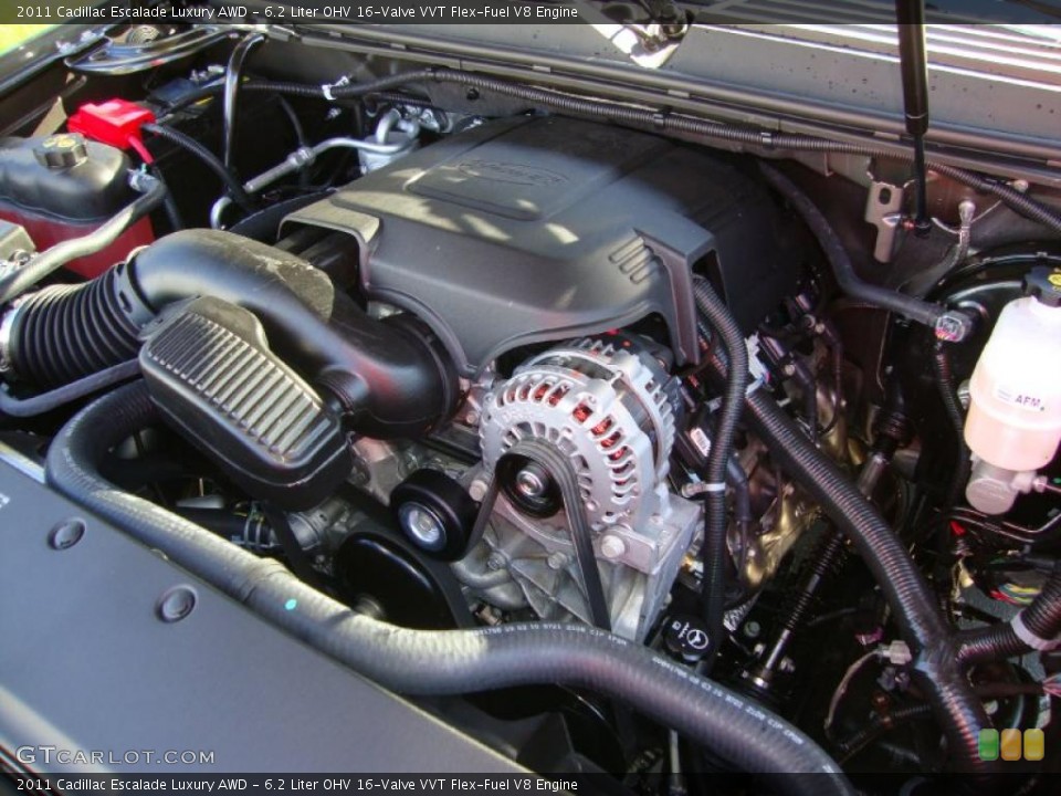 6.2 Liter OHV 16-Valve VVT Flex-Fuel V8 Engine for the 2011 Cadillac Escalade #37762488