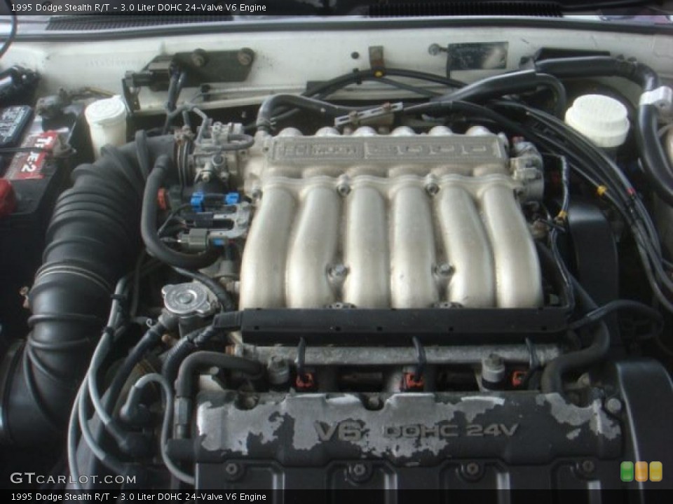 3.0 Liter DOHC 24-Valve V6 1995 Dodge Stealth Engine