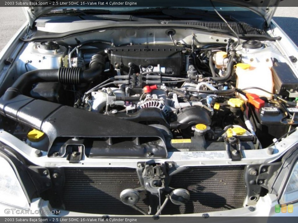 2.5 Liter SOHC 16-Valve Flat 4 Cylinder Engine for the 2003 Subaru Baja #37778956