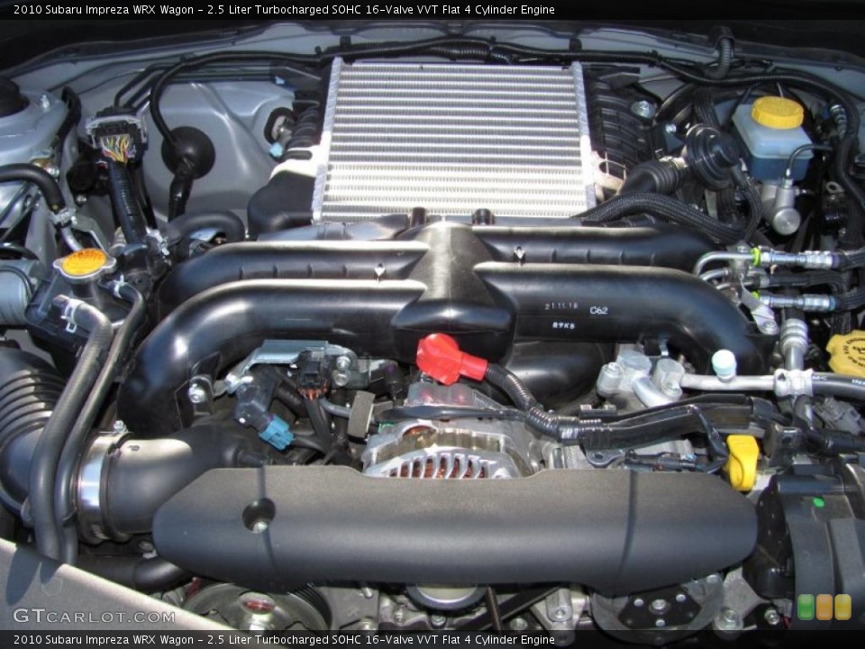 2.5 Liter Turbocharged SOHC 16-Valve VVT Flat 4 Cylinder Engine for the 2010 Subaru Impreza #37782732