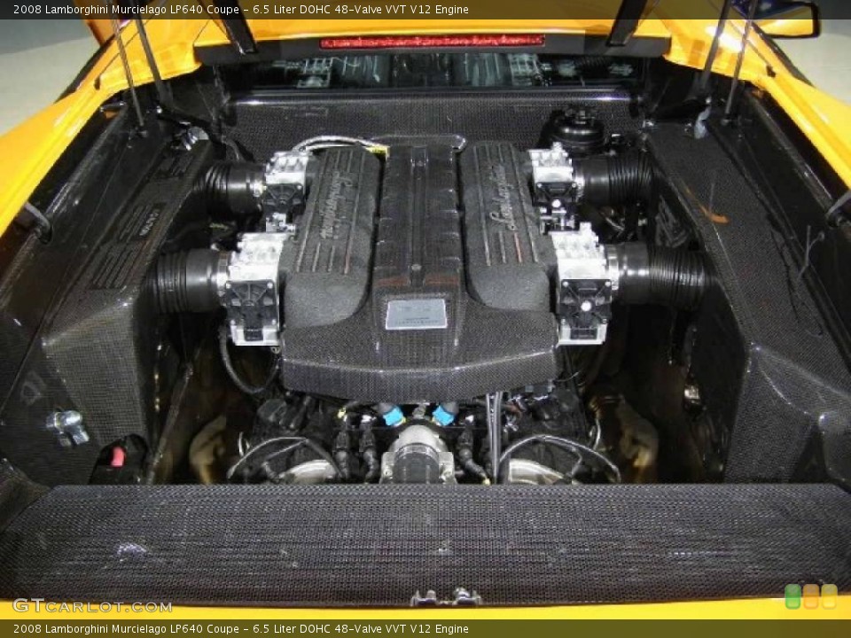 6.5 Liter DOHC 48-Valve VVT V12 Engine for the 2008 Lamborghini Murcielago #37782744
