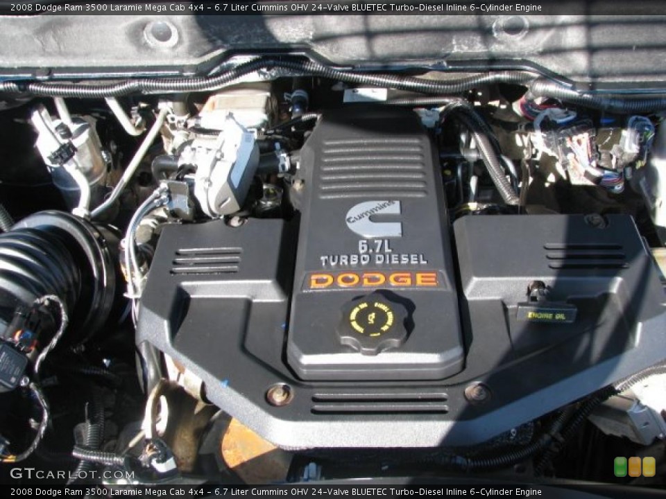 6.7 Liter Cummins OHV 24-Valve BLUETEC Turbo-Diesel Inline 6-Cylinder Engine for the 2008 Dodge Ram 3500 #37789408
