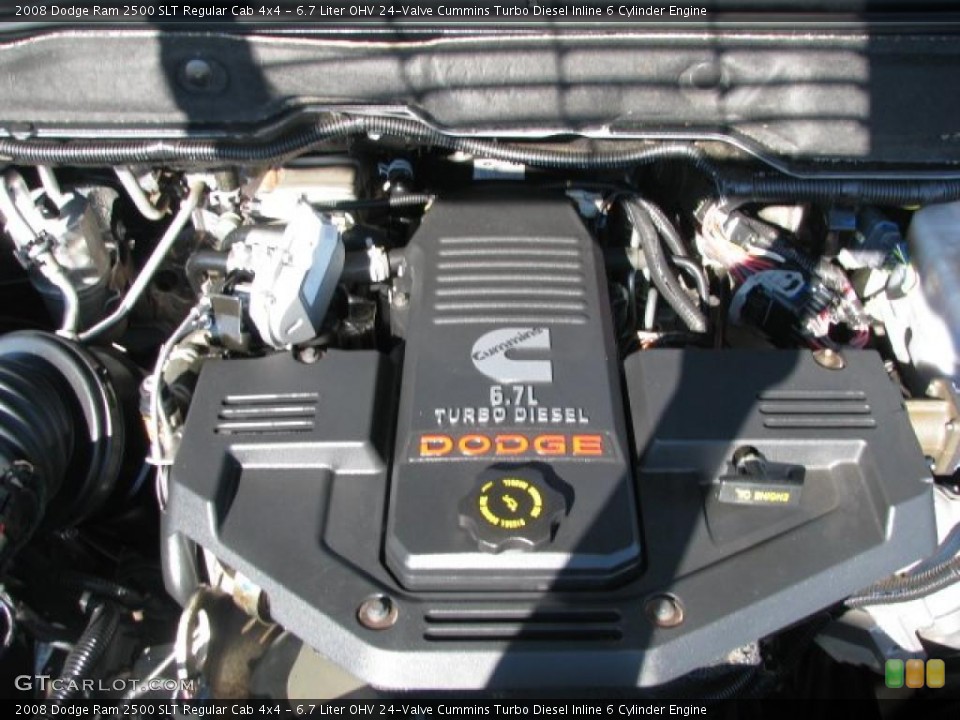 6.7 Liter OHV 24-Valve Cummins Turbo Diesel Inline 6 Cylinder Engine for the 2008 Dodge Ram 2500 #37790244