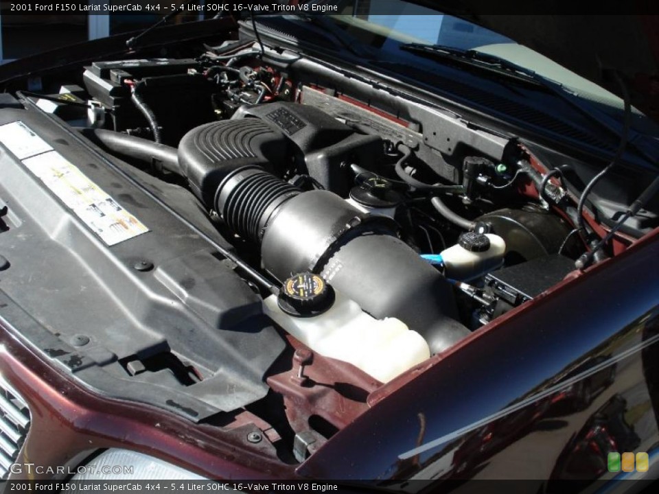 5.4 Liter SOHC 16-Valve Triton V8 2001 Ford F150 Engine