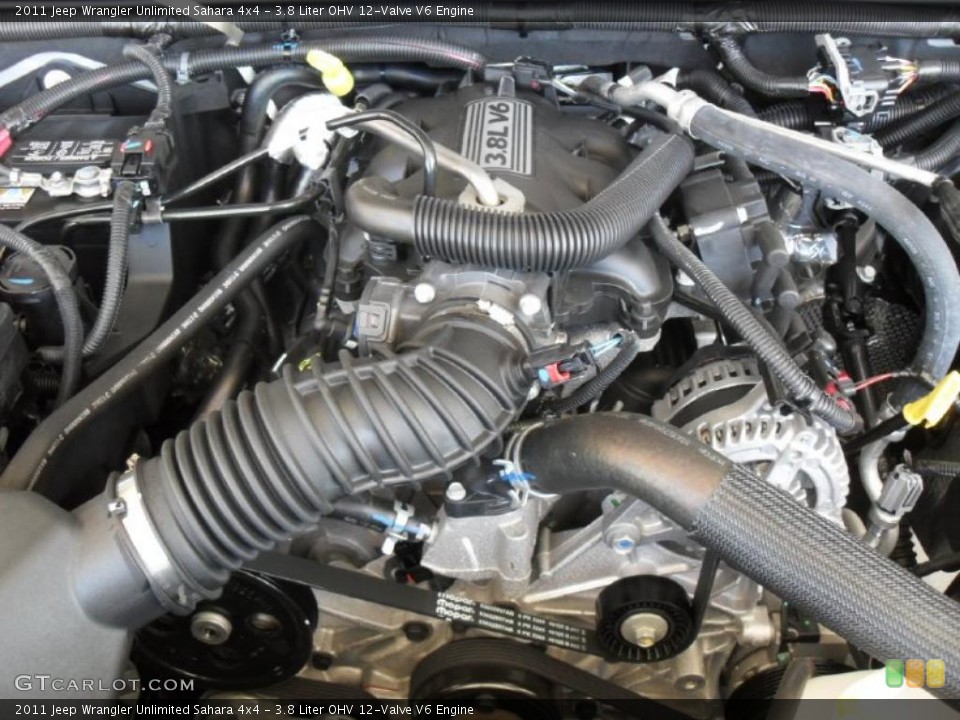 3.8 Liter OHV 12Valve V6 Engine for the 2011 Jeep