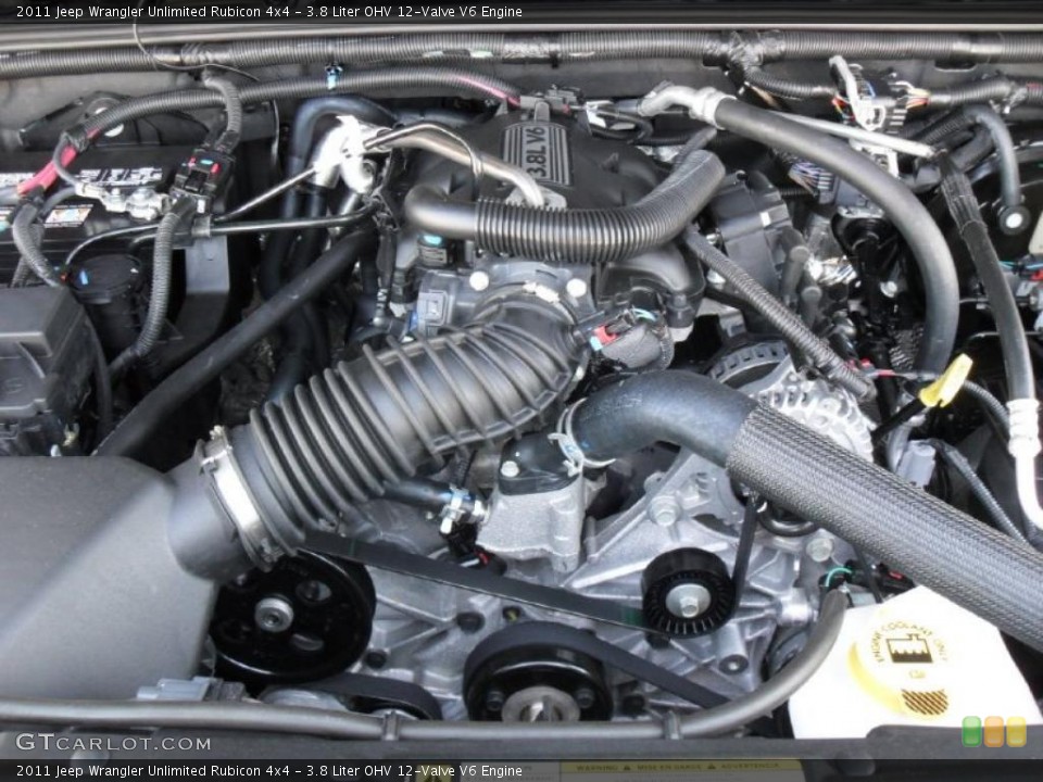 3.8 Liter OHV 12-Valve V6 Engine for the 2011 Jeep Wrangler Unlimited #37807556