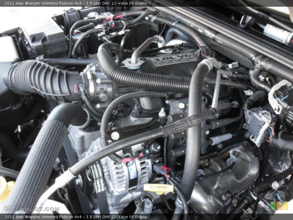 3.8 Liter OHV 12-Valve V6 Engine for the 2011 Jeep Wrangler Unlimited #37807568