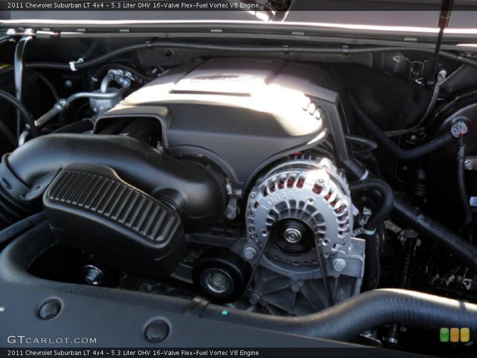 5.3 Liter OHV 16-Valve Flex-Fuel Vortec V8 Engine for the 2011 Chevrolet Suburban #37811872