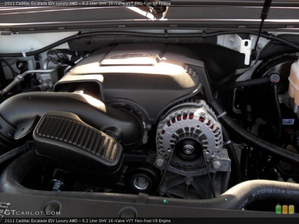 6.2 Liter OHV 16-Valve VVT Flex-Fuel V8 Engine for the 2011 Cadillac Escalade #37812232