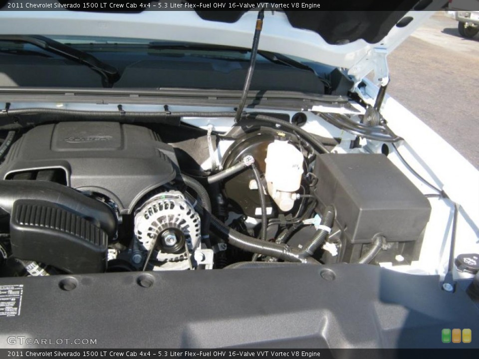 5.3 Liter Flex-Fuel OHV 16-Valve VVT Vortec V8 Engine for the 2011 Chevrolet Silverado 1500 #37819522