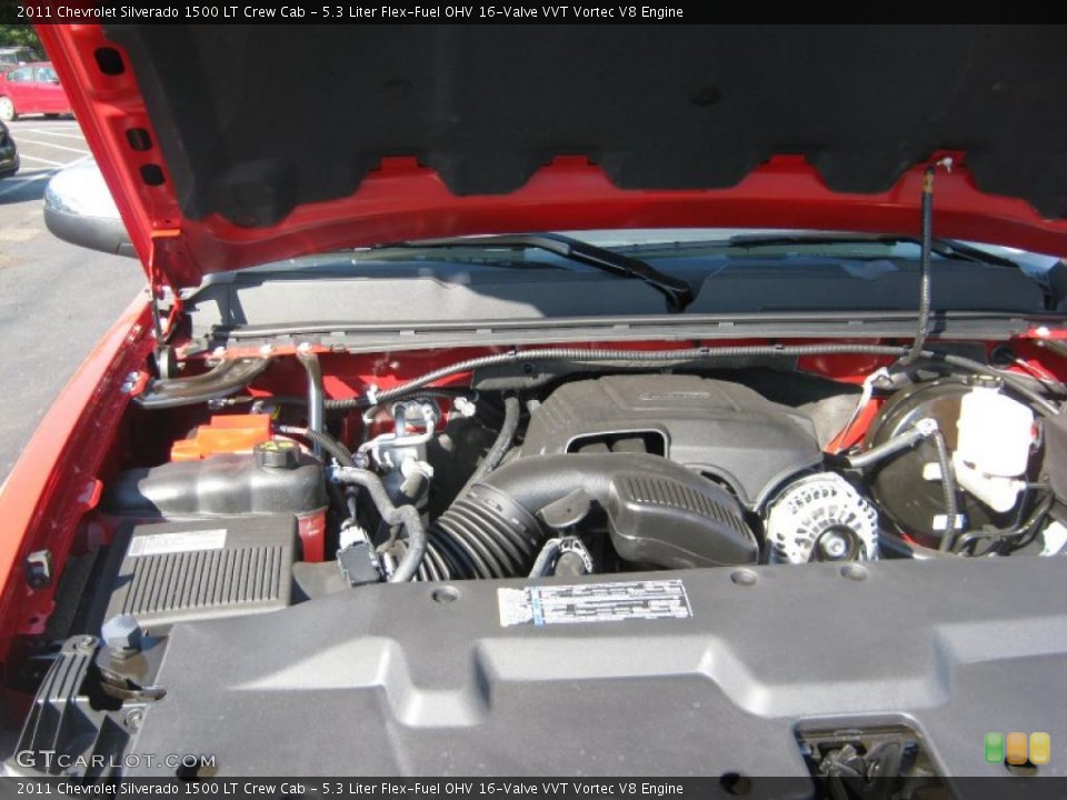 5.3 Liter Flex-Fuel OHV 16-Valve VVT Vortec V8 Engine for the 2011 Chevrolet Silverado 1500 #37819846