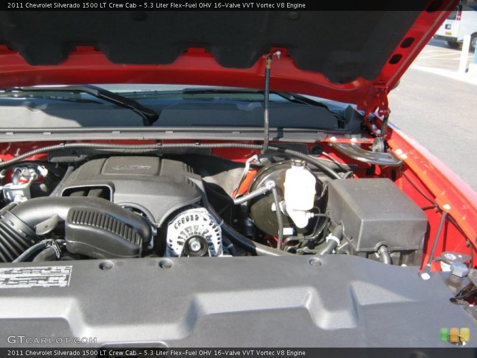 5.3 Liter Flex-Fuel OHV 16-Valve VVT Vortec V8 Engine for the 2011 Chevrolet Silverado 1500 #37819858