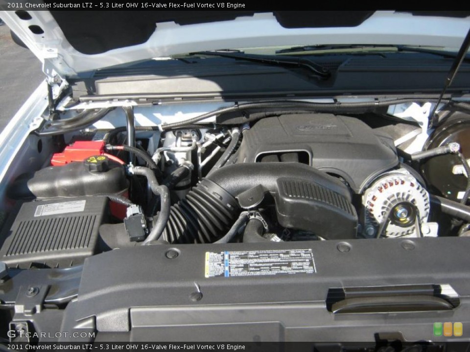 5.3 Liter OHV 16-Valve Flex-Fuel Vortec V8 Engine for the 2011 Chevrolet Suburban #37820430