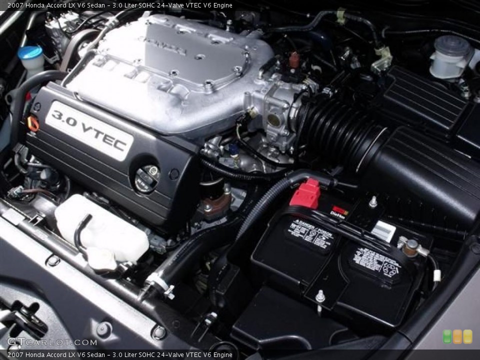 3.0 Liter SOHC 24-Valve VTEC V6 Engine for the 2007 Honda Accord #37825522