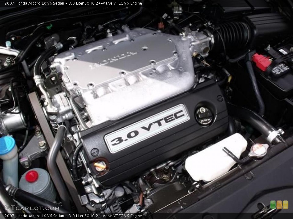 3.0 Liter SOHC 24-Valve VTEC V6 Engine for the 2007 Honda Accord #37825534