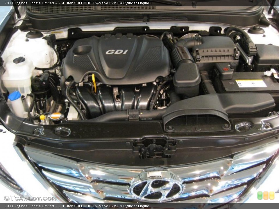 2.4 Liter GDI DOHC 16-Valve CVVT 4 Cylinder Engine for the 2011 Hyundai Sonata #37841123