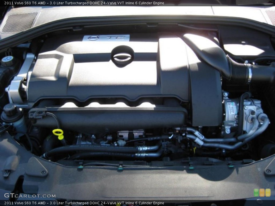 3.0 Liter Turbocharged DOHC 24-Valve VVT Inline 6 Cylinder Engine for the 2011 Volvo S60 #37843231