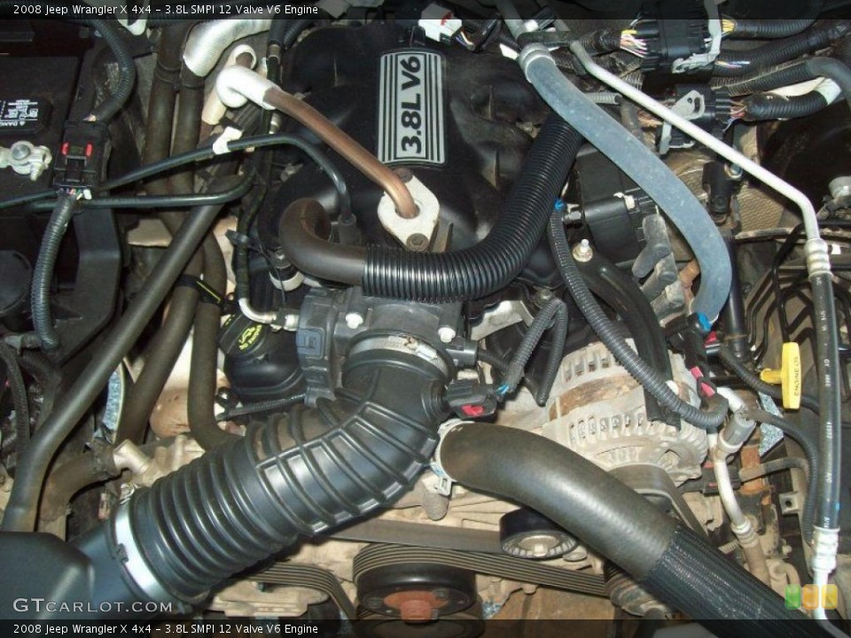 3.8L SMPI 12 Valve V6 Engine for the 2008 Jeep Wrangler #37843407